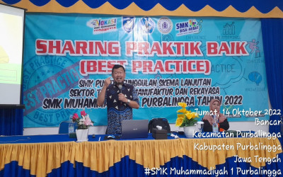 Perkuat SDM, SMK Muhammadiyah 1 Purbalingga Gelar Sharing Best Practice