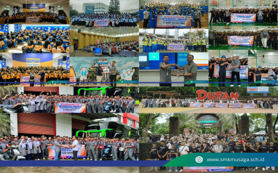 Perkuat Wawasan Dunia Kerja, Siswa SMK Musaga Kunjungan Industri ke DKI Jakarta dan Jawa Barat